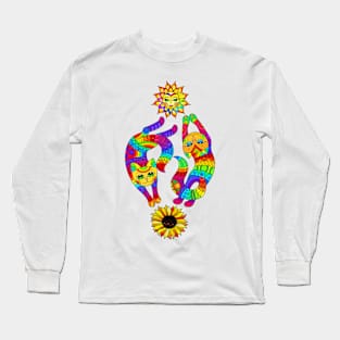 Sunny kittens Long Sleeve T-Shirt